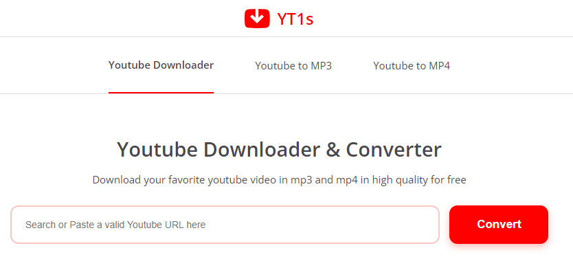 YT1s-yoututbe to mp3 converter