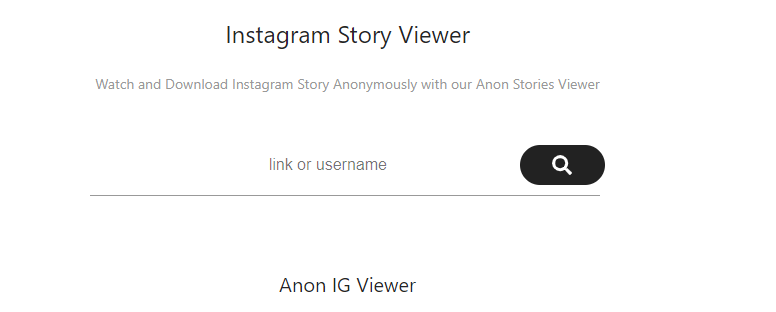 Anon IG Viewer-Alternative of Iganony